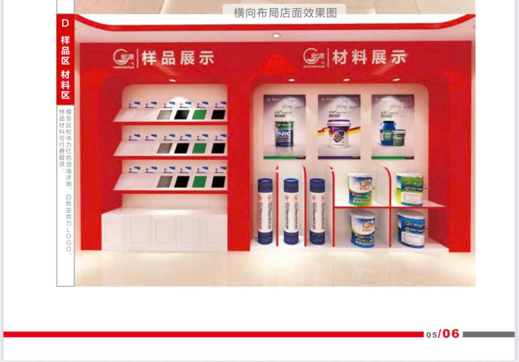 Showroom sơn – 80m2