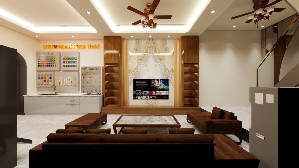 SHOWROOM VẬT LIỆU – 60M2